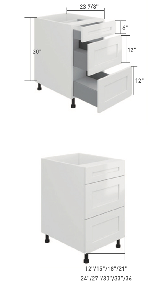 Gray Single Shaker GSS Kitchen Cabinets | Oppein Cabinetry
