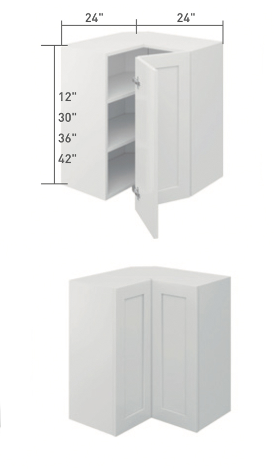 Gray Single Shaker GSS Kitchen Cabinets | Oppein Cabinetry