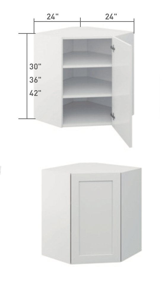 Gray Single Shaker GSS Kitchen Cabinets | Oppein Cabinetry