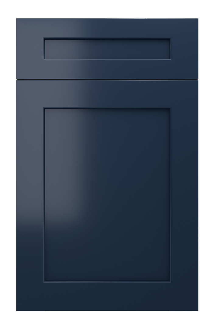 Blue Single Shaker BSS kitchen-cabinets | Oppein Cabinetry