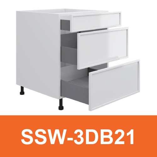 3 Drawer Base Cabinet