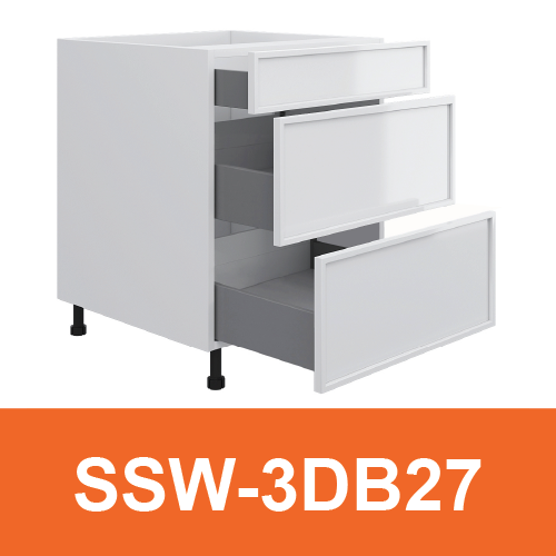 3 Drawers Base Cabinet