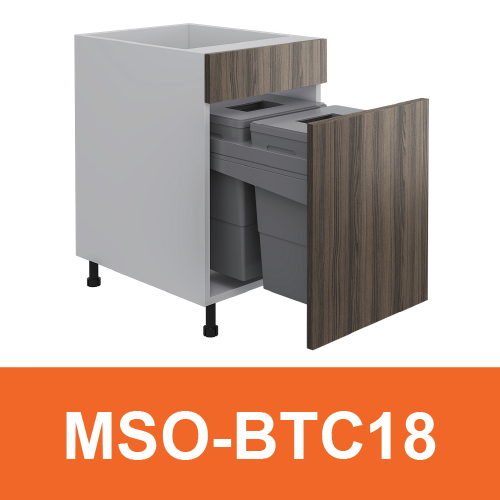 Base Trash Can Cabinet (1 Drawer + 1 Door)