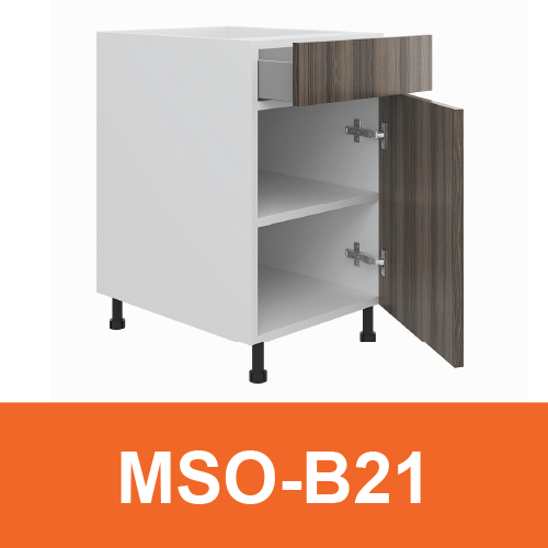 [PLY-MSO-B21] Base Cabinet (1 Drawer + 2 Door)