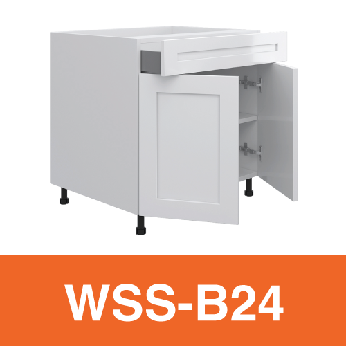 [PLY-WSS-B24] Base Cabinet (1 Drawer + 2 Door)