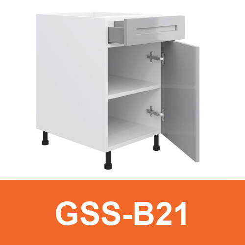 [PLY-GSS-B21] Base Cabinet (1 Drawer + 1 Door)