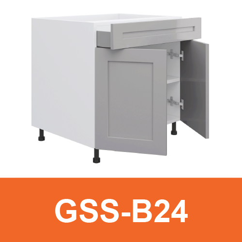 [PLY-GSS-B24] Base Cabinet (1 Drawer + 2 Door)