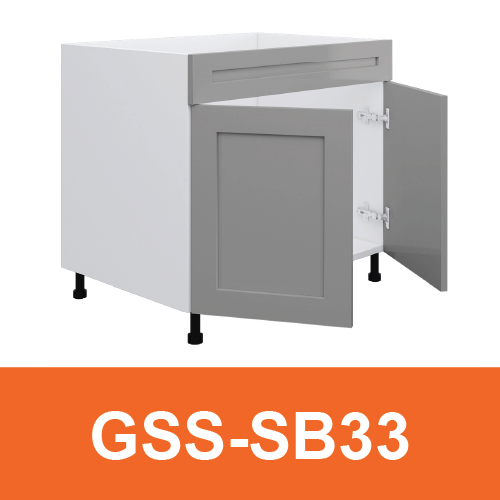 [PLY-GSS-SB33] Sink Base Cabinet (1 FK Drawer + 2 Door)