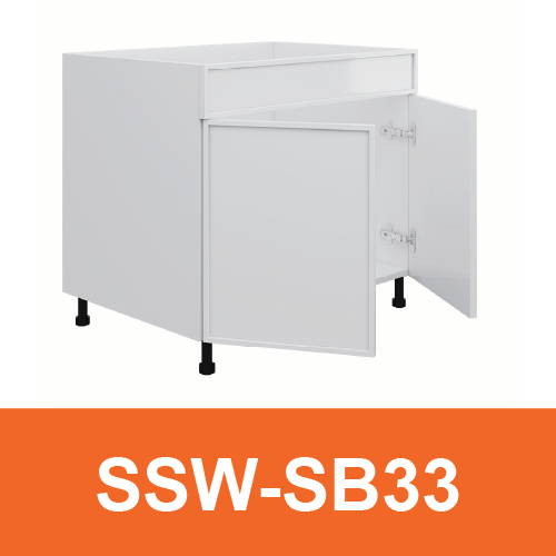 [PLY-SSW-SB33] Sink Base Cabinet (1 FK Drawer + 2 Door)