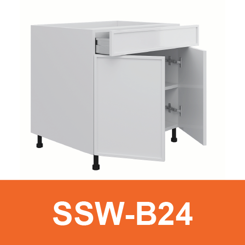 [PLY-SSW-B24] Base Cabinet (1 Drawer + 2 Door)