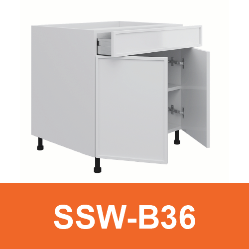[PLY-SSW-B36] Base Cabinet (1 Drawer + 2 Door)