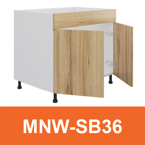 [PLY-MNW-SB36] Sink Base Cabinet (1 FK Drawer + 2 Door)