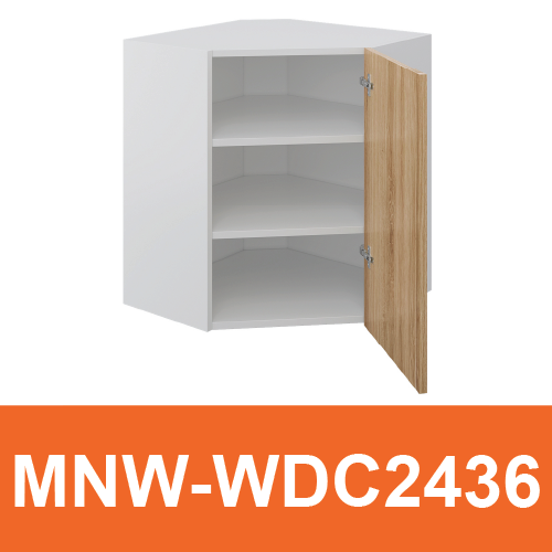 [PLY-MNW-WDC2436] Wall Diagonal Cabinet
