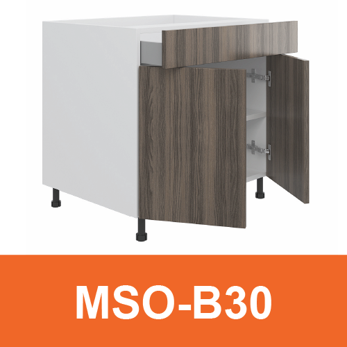 [PLY-MSO-B30] Base Cabinet (1 Drawer + 2 Door)