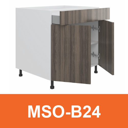 [PLY-MSO-B24] Base Cabinet (1 Drawer + 2 Door)