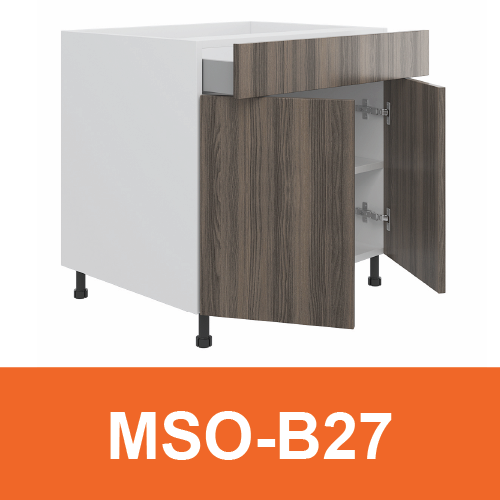 [PLY-MSO-B27] Base Cabinet (1 Drawer + 2 Door)