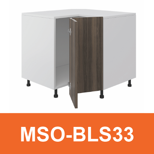 [PLY-MSO-BLS33] Base Lazy Susan Cabinet